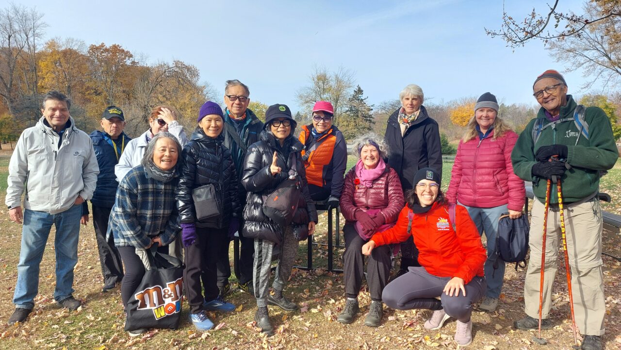 Photo de la dernière marche de la saison CSCDN