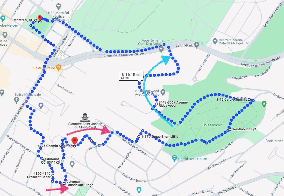 parcours du mardi 20 août 2024